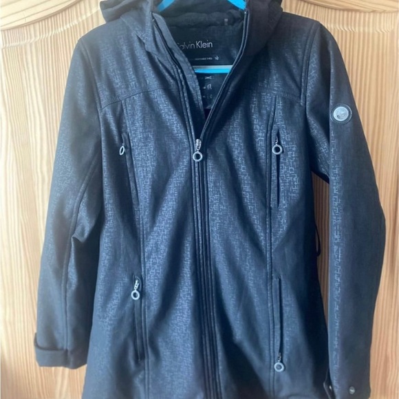 EUC size small Calvin Klein water resistant zip front coat/jacket - Picture 1 of 3